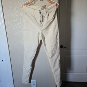 ** XLong ** VELVET American Eagle Outfitters Cream High-Rise Jeggings
